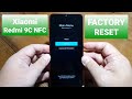 XIAOMI REDMI 9C NFC M2006C3MNG factory reset / сброс до заводских настроек