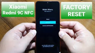 XIAOMI REDMI 9C NFC M2006C3MNG factory reset / сброс до заводских настроек