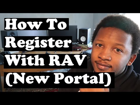 How to Register with Risa Audio Visual (RAV) Online (New Portal tutorial)