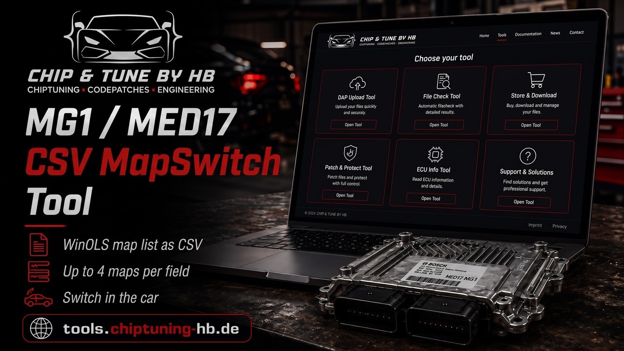 MG1/MED17 CSV MapSwitch Tool