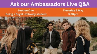 Being a Royal Holloway student: from study to social life - Live Q&A