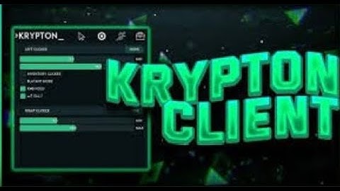 Best Minecraft Client 2025 - full review of Krypton Combat Moduels, Base Finder - PC