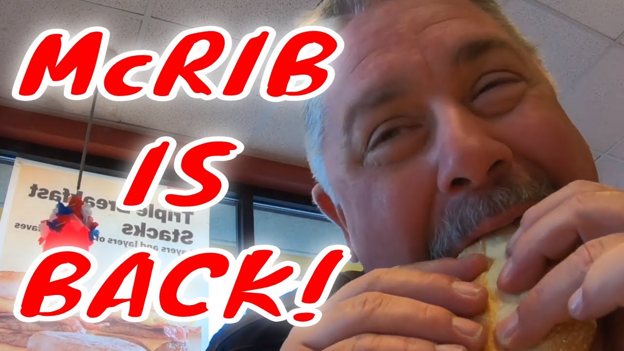 The McRib from McDonald's