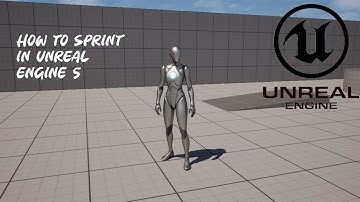 How to add sprinting in unreal engine 5 first or third person character template