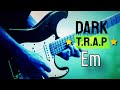 Dark time trap beat jam track in e minor 