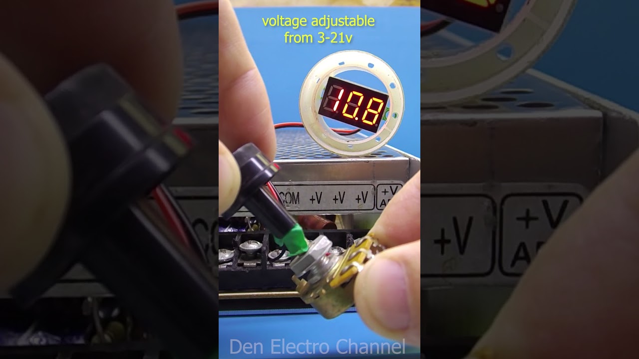 How to change the voltage of a switching power supply?           