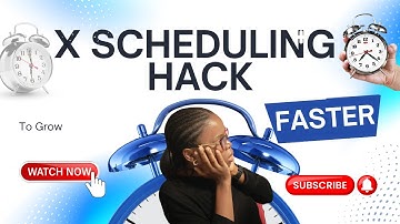 1 Hour = 30 Days of X Content! | The Ultimate Scheduling Hack for Busy Creators