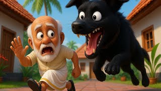 ചേട്ടന്റെ വീട്ടിലെ പട്ടിക്ക് പേപ്പിടിച്ചു |Chettante vettile Pattike Pepidichu Dog Animation #funny 