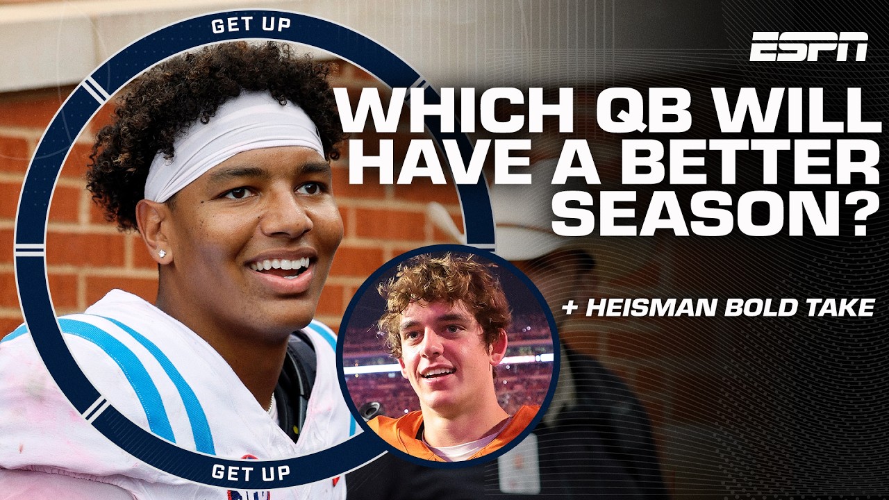 Arch Manning vs. Trinidad Chambliss 🏈 Jordan Rodgers drops BOLD Heisman take 🚨 | Get Up