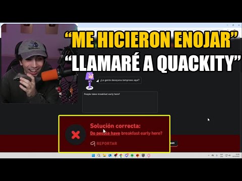 💬 CARRERA calls QUACKITY for URGENT help with ENGLISH (DUOLINGO) 😮🤣 (apologizes)