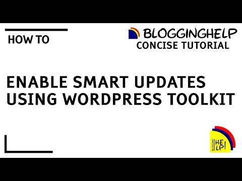 How to enable smart updates in WordPress using WordPress Toolkit