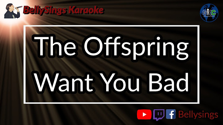 Want You Bad Karaoke version - Karaoke performance video thumbnail