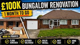 £100k House Renovation | Floor Screeded | Kitchen Delivered | Boiler Install | Mist Coat | Home DIY