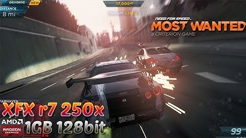 NEED FOR SPEED MOST WANTED 2012 | NISAAN SKYLINE GT R R34 | MAX SETTING | R7 250X 1GB | Q9550
