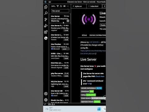 How to Setup Live Server in Visual Studio Code! FASTEST & EASIEST WAY ...