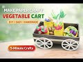 Mini Paper Vegetable Cart | Realistic Handmade Paper Craft#viral#trending#youtubeshort#fyp#handemade