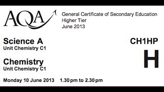 AQA CH1HP June13 Walkthrough Q3 - Crude Oil