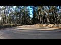 Лесная дорога. Тайм лапс. Time Lapse Road Trip.