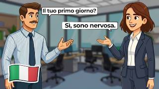 Italian Conversation Practice: Office Situations (A1-A2)