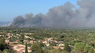 Fierce wildfires rage near French beach resort of Saint-Tropez | AFP