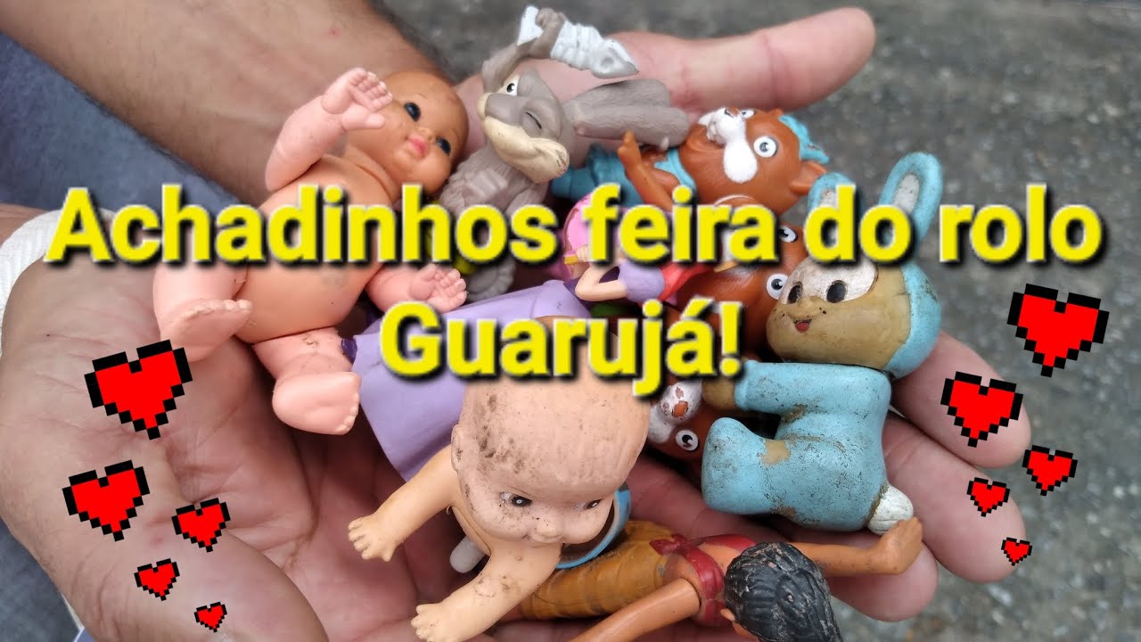 COMPREI BRINQUEDOS LINDOS NA FEIRA DO ROLO  DO  GUARUJÁ ❤