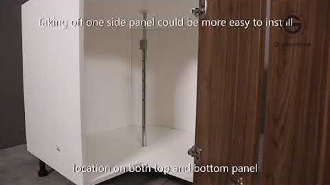 Lazy Susan Tray Installation Tutorial | GoldenHome Cabinetry Official