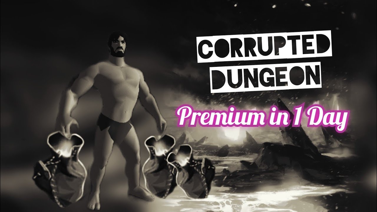 Albion Online. Corrupted Dungeon skipping guide (get premium in 1 day)