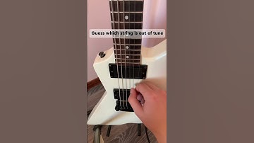 Guess which string is out of tune? LvL - hard. #shorts #guitar #electricguitar #funnyvideos #funny