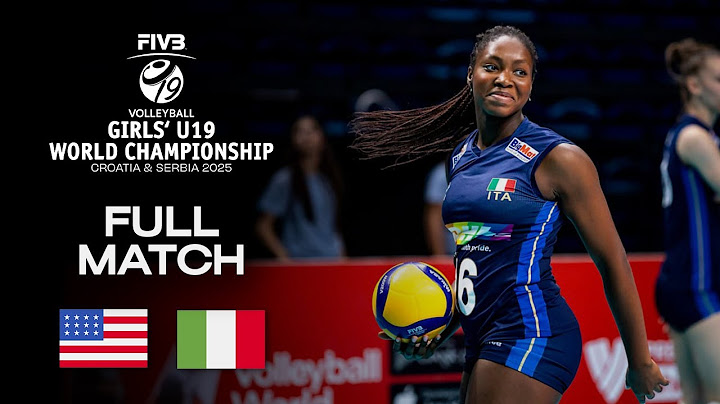 USA vs. Italy - Quarter Final 4 | Girls' U19 World Champs 2025 - Full Match