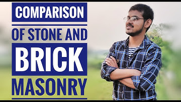 Comparison of stone and brick masonry Building construction and material BMC | SSC JE, MPSC, IES