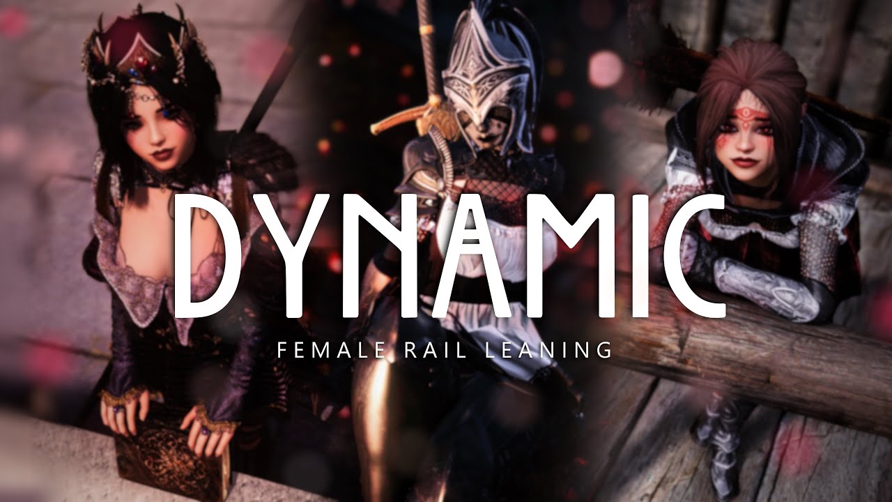 Dynamic Female Rail Leaning [Skyrim Animation Mod] - YouTube
