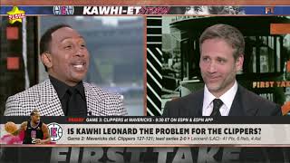 Stephen A. Smith thinks Kawhi Leonard's Clippers should be worried about Luka Doncic's Mavs