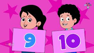 Counting 1-10 Song | Number Songs for Children | Nursery Rhyme | Riya Rhymes | Counting For Kids