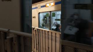 横浜市営地下鉄ブルーライン3000R形（3451編成）快速あざみ野行発車シーン #鉄道 #地下鉄