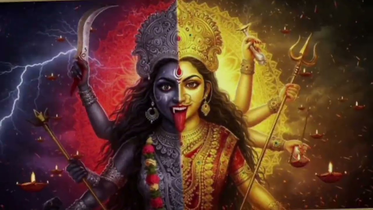 Maa kali🕉️ खुदको रोक लो समय रहते! नहीं तो सब कुछ बर्बाद हो जाएगा 🌈maa kali message #godmessage