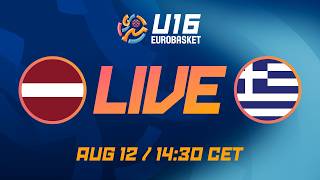 LIVE - Latvia v Greece | FIBA U16 EuroBasket 2026 | Quarter-Finals