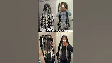 Braids Colour Combo You Should Try Braids Hairstyles Shorts Hairinspo Fyp Like Haircare 