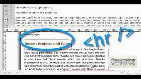 Horizontal Rule Styling - HTML and CSS