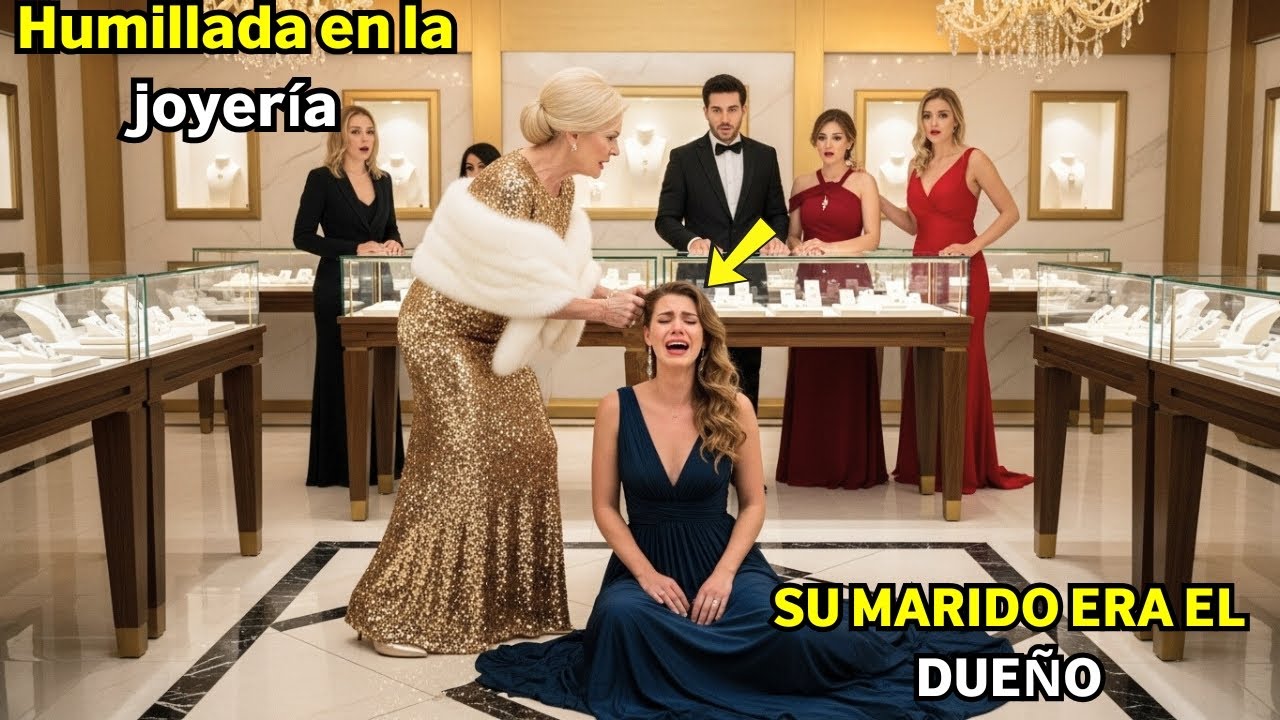 Humillada en la joyería, pero su marido llegó a vengarse.