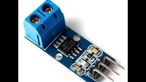 Test cảm biến dòng acs712 20a. codientuvina.com