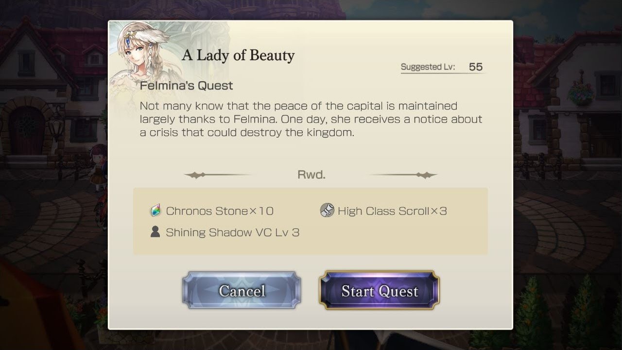 [Another Eden] Character Quest - AS Felmina (Another Style) - A Lady of Beauty