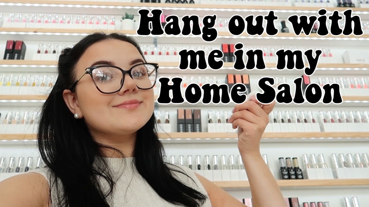 Day in the life of a nail tech | Hang out with me in the salon