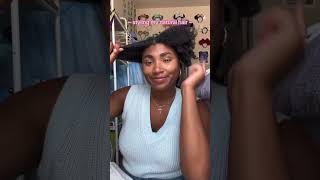 styling my natural hair ️ #naturalhair #type4hair #naturalhairstyles