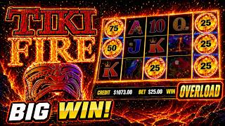 🔥Tiki Fire Bonus Triggered – HOLD N SPIN ACTION!🔥