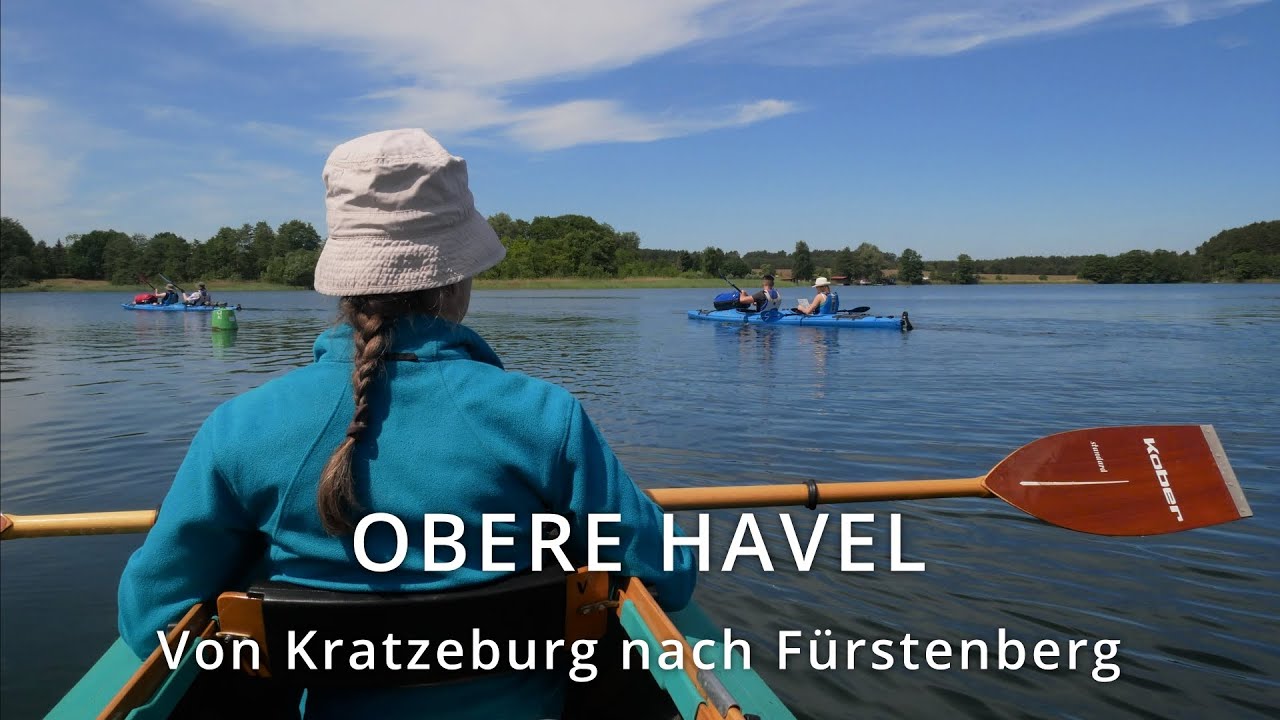 Obere Havel. Kajaktour von Kratzeburg nach Fürstenberg mit dem Faltboot Pouch Reisezweier RZ 96.
