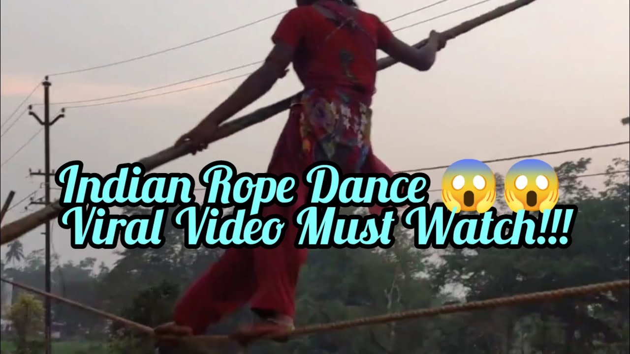 Amazing Rope Dance Performed by a Talented Indian Girl 😱🙏 Unseen