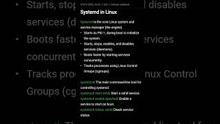 Systemd In Linux Linux Admin Interview Question