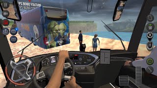 Rainy Day Sea Adventure 🚍 Bus Simulator : Ultimate Multiplayer! Bus Wheels Games Android