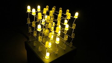 cubus: 4x4x4 LED animation & game cube