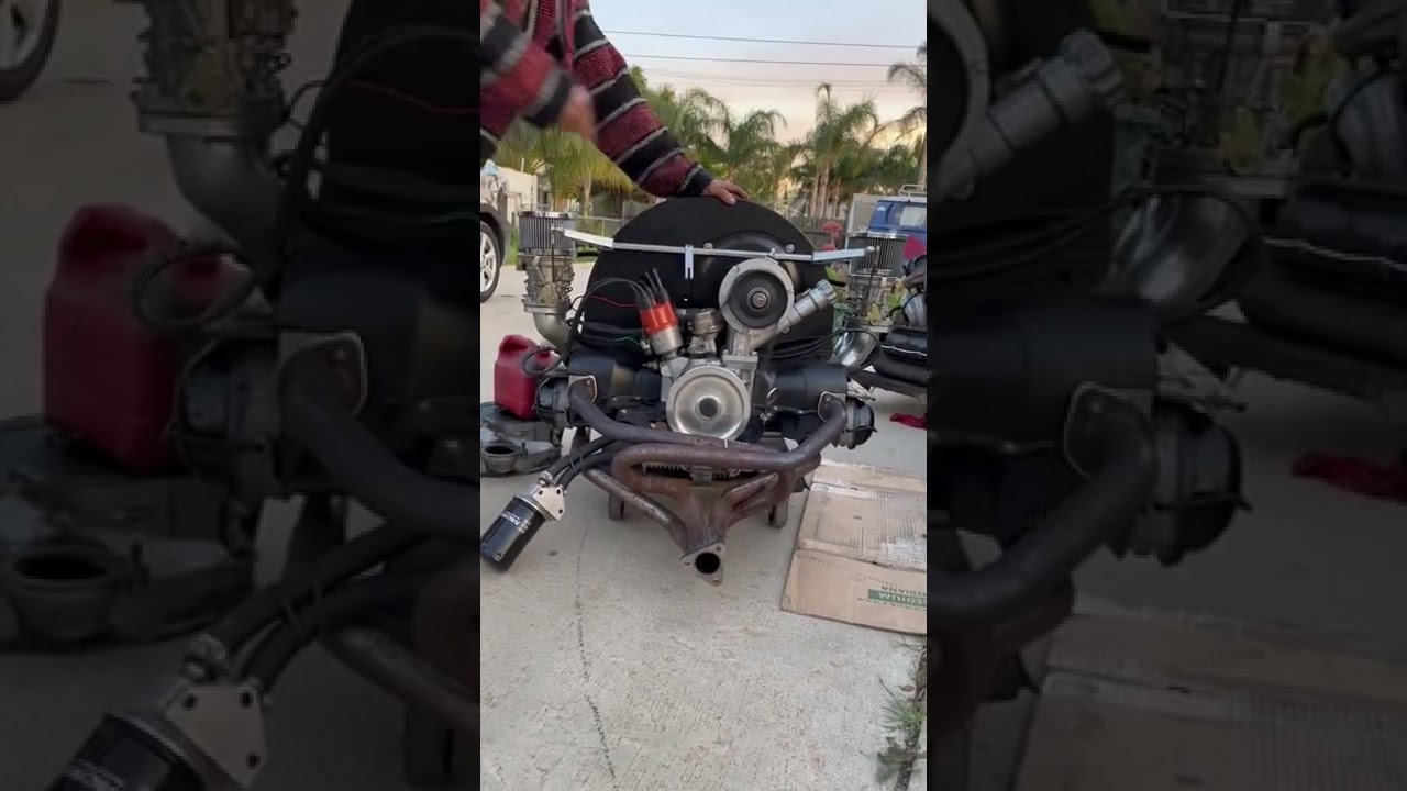 1915cc Engine all balanced ported and polished heads dual 40 idf 1 3/8” merged header $5000